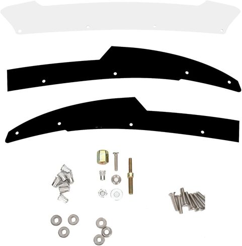 Fit for Gloss Black Rear Wickerbill Spoiler for Dodge Charger 2015-2022 SRT ScatPack Hellca Add-on 2-Piece Rear Wicker Bill Spoiler with RivNut Tool in Kuwait