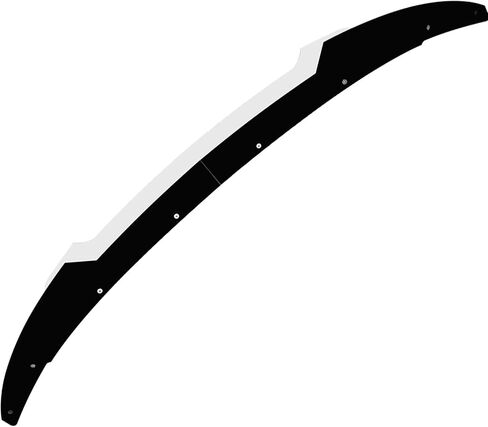 Fit for Gloss Black Rear Wickerbill Spoiler for Dodge Charger 2015-2022 SRT ScatPack Hellca Add-on 2-Piece Rear Wicker Bill Spoiler with RivNut Tool in Kuwait