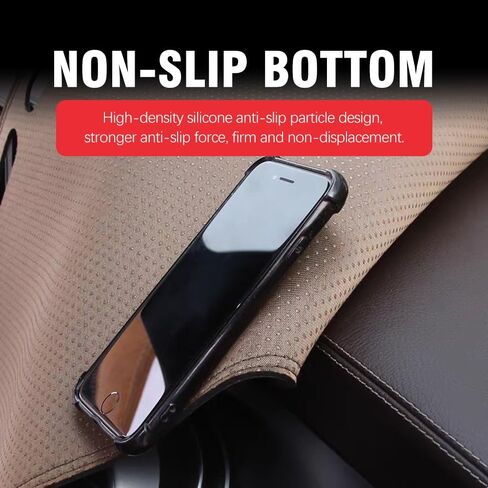 Car Dashboard Cover Mat Carpet Compatible for 2022 2023 2024 2025 Infiniti QX60 Without Heads Up Display Dash Mat Sunshade Windshield Glare Black Leather in Kuwait