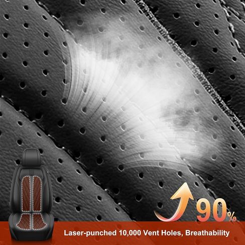 TTX LIGHTING Custom Fit Seat Covers for Hyundai Sonata 2021-2026 SEL/SEL Hybrid/SEL Plus/Limited Hybrid, Breathable Anti-Slip Fast Install Airbag Compatible (5 Seats, Black) in Saudi Arabia
