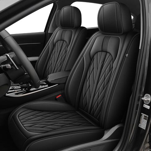 TTX LIGHTING Custom Fit Seat Covers for Hyundai Sonata 2021-2026 SEL/SEL Hybrid/SEL Plus/Limited Hybrid, Breathable Anti-Slip Fast Install Airbag Compatible (5 Seats, Black) in Saudi Arabia