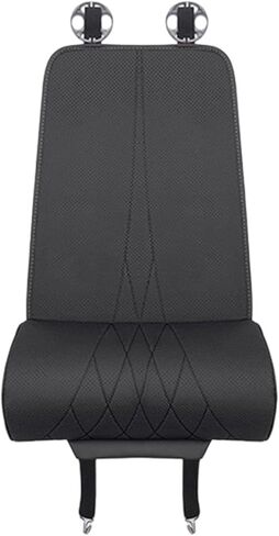 Car Seat Leg Extension Support Pad for Most Cars Ford F Chevy Silverado/GMC Sierra – Travel Leg Rest New Nappa Leather (Black) in Saudi Arabia