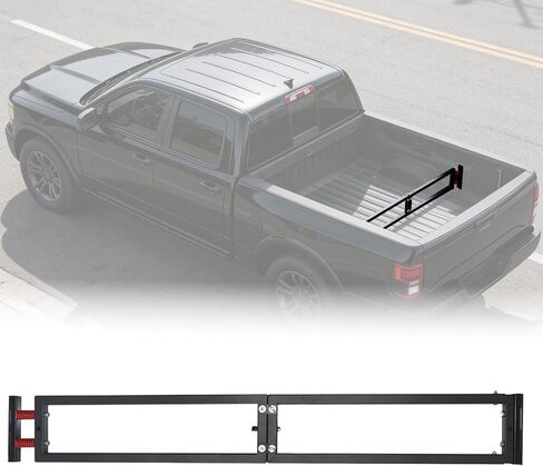 مقسم سرير الشاحنة العالمي متوافق مع تشيفي سيلفرادو جي ام سي سييرا فورد بيك اب شاحنة سرير قابل للتعديل وقابل للطي مدير منظم البضائع بدون حفر in Kuwait