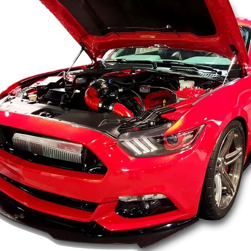 Redline Tuning 21-11035-03 Hood QuickLIFT Elite Bolt-in System Compatible with Ford Mustang 2015-2023 (Stainless Steel Struts) in Saudi Arabia