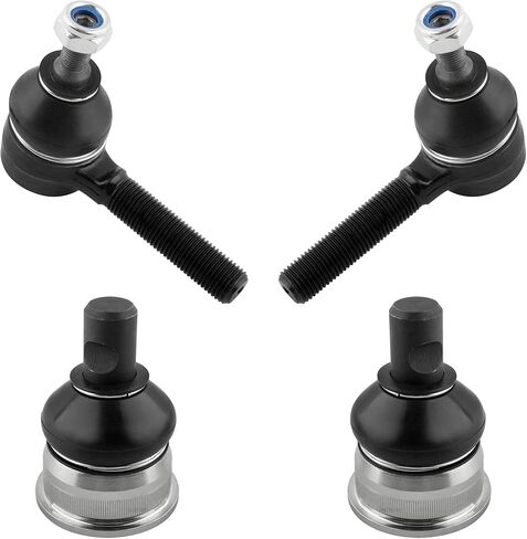 BOXI (Set of 4) Front Outer Tie Rods + Lower Ball Joints Fit for Mercedes-Benz 300Ce 300D 300E 300Te 1988 1989 1990 1991 1992 1993/300Td 1987/260E 1987-1989/E300 1995/E320 1994-1995 | ES3143 K9623 in Saudi Arabia
