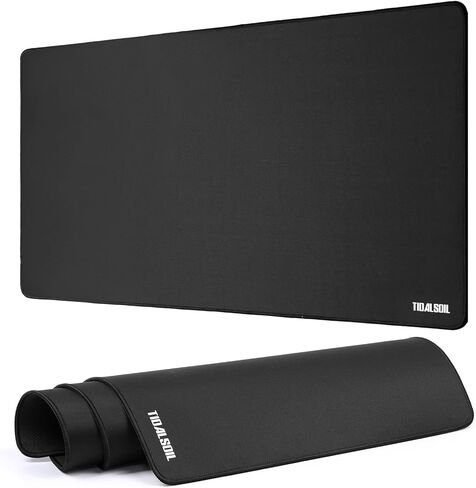 لوحة ماوس ألعاب كبيرة مقاس XXL 35.4 × 15.7 بوصة - لوحة مكتب ممتدة كبيرة الحجم مع قاعدة غير قابلة للانزلاق، لوحة ماوس ذات حواف مخيطة، سطح أملس للوحة المفاتيح والماوس والمكتب والألعاب والعمل in Kuwait