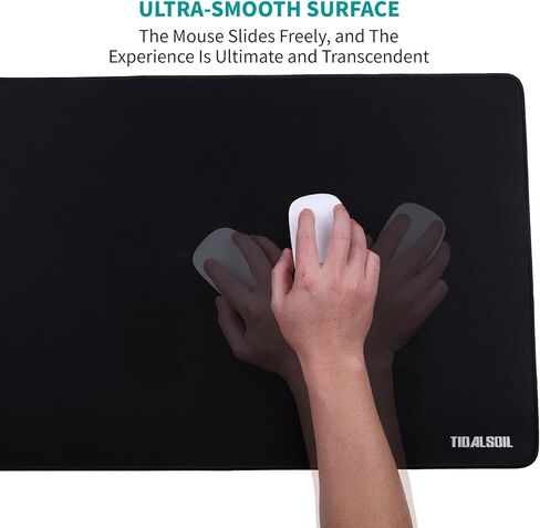 لوحة ماوس ألعاب كبيرة مقاس XXL 35.4 × 15.7 بوصة - لوحة مكتب ممتدة كبيرة الحجم مع قاعدة غير قابلة للانزلاق، لوحة ماوس ذات حواف مخيطة، سطح أملس للوحة المفاتيح والماوس والمكتب والألعاب والعمل in Kuwait