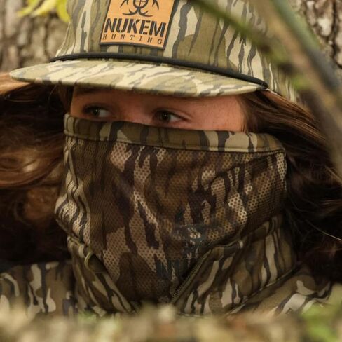 قناع وجه شبكي قابل للتنفس من Nukem - قناع صيد قابل للتعديل في القاع in Kuwait