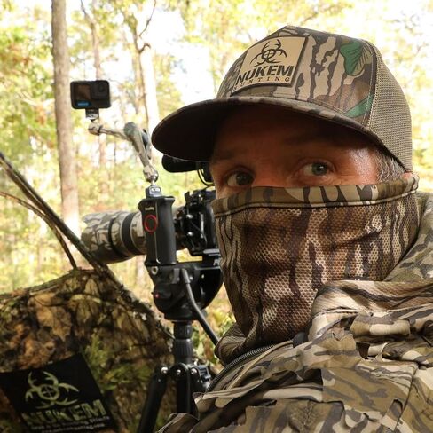 قناع وجه شبكي قابل للتنفس من Nukem - قناع صيد قابل للتعديل في القاع in Kuwait