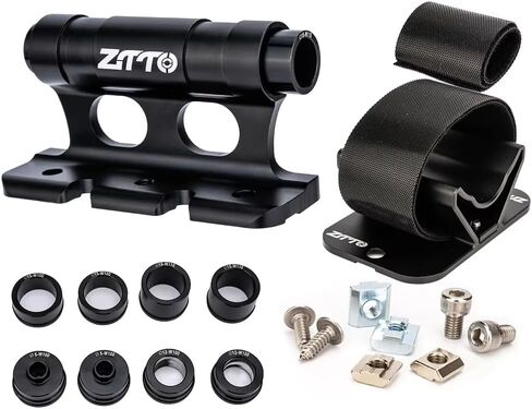 ZTTO دراجة شوكة جبل حامل سقف السيارة يدعم الإصدار السريع من خلال حامل المحور MTB الطريق الدراجة الأمامية شوكة كتلة حامل رفوف (2 قطعة أمامية) in Kuwait