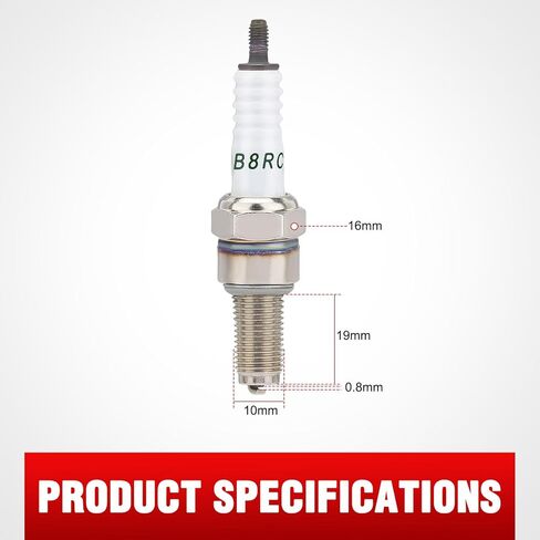 CR8E for Suzki 09482-00457 Yamah RAPTOR 700 2006-2018 Torch B8RC Replace 92070-0019 98059-58816 2Pack in Kuwait