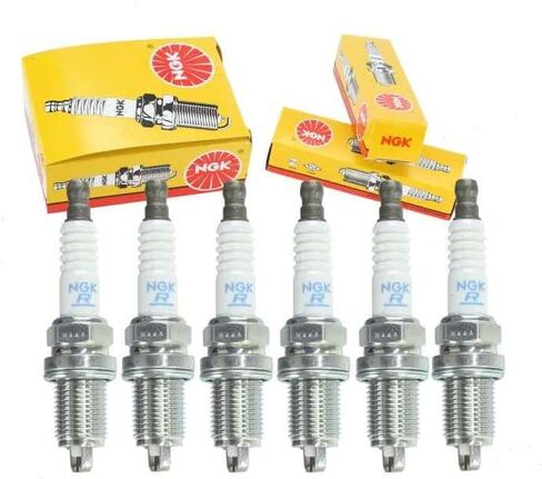 6 pc NGK Standard Spark Plugs compatible with Toyota Tacoma 3.4L V6 1995-2004 in Saudi Arabia