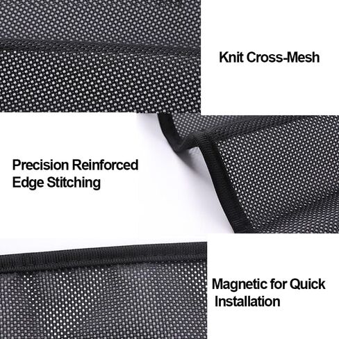4PCS Car Window Shades, Block Light Car Window Covers Privacy Curtains for Breastfeeding, Taking a nap, Changing Clothes, Sun Protection, Road Trips & Rest, Black in Saudi Arabia