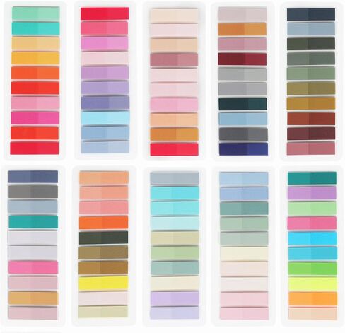 4200 Pcs Sticky Tabs - Colorful Book Tabs, Transparent Sticky Tabs for Books, Sticky Note Tabs, Page Markers Tabs, Book Markers, Page Tabs, Book Tabs for Annotating Books, Book Sticky Tabs in Saudi Arabia