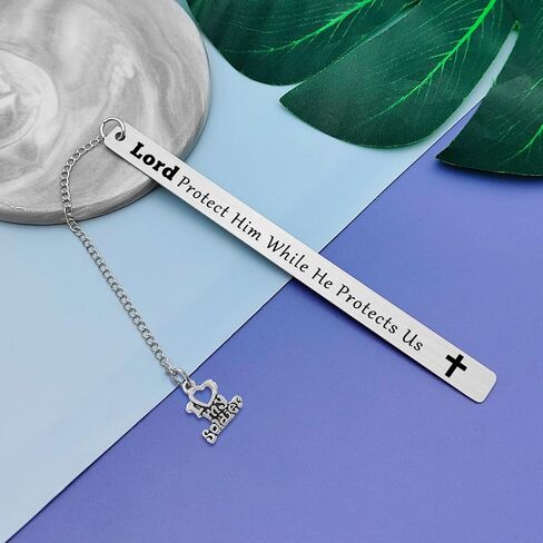 Military Mom Gifts Metal Bookmarks Deployment Gift for Soldier Military Wife/Mom Book Lover Gift for Women Mother's Day Gift Air Force Gift Military Mom Thank You Gift Christmas Birthday Gift in Saudi Arabia