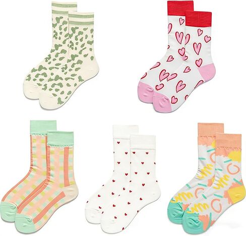 جوارب نسائية لطيفة ملونة من Benefeet Sox جوارب مضحكة مجنونة جوارب مربعة غير تقليدية جوارب غير رسمية in Kuwait