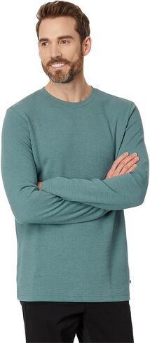 TravisMathew Men's Cloud Waffle Crew, Mood Indigo in Saudi Arabia