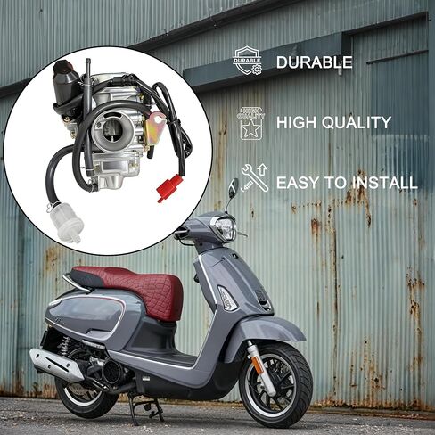 GY6 150cc المكربن ​​ل 125cc 150cc GY6 4 السكتة الدماغية محركات الكهربائية الاختناق دراجة نارية سكوتر الدراجة ATV الذهاب كارت جزء 24 مللي متر Carb QMJ/QMI157 QMJ/QMI152 in Kuwait
