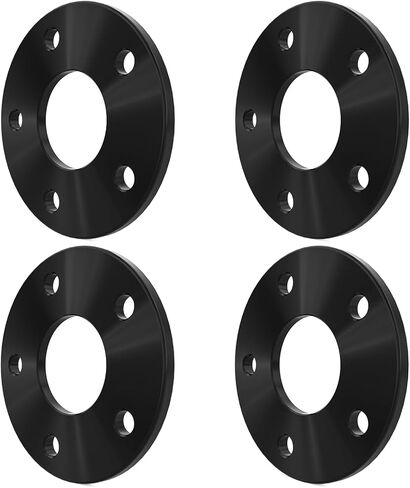 5x112 Wheel Spacers 5mm (3/16") Hubcentric Forged Aluminum Spacer 4PCs –Compatible for Mercedes A C CL CLK CLA Class,E Class,S SL Class GLC GLE GLK GL–66.56mm Center Bore M14x1.5 Studs (No Lip) Black in Saudi Arabia