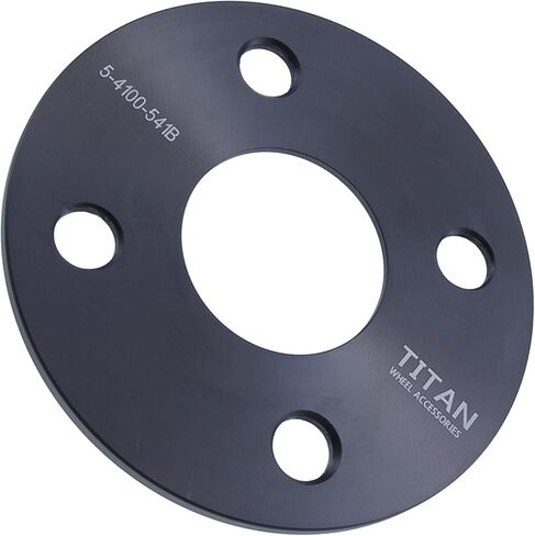 5mm 4x100 Hubcentric Wheel Spacers - Wider Stance, Increased Clearance, Fits Honda EF EG EK EJ EP Civic JDM - 5mm, 4x100, 56.1mm Hub, Set of 4 - Black in Saudi Arabia