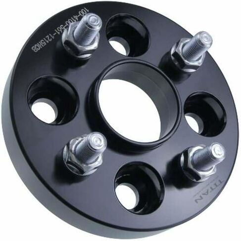 5mm 4x100 Hubcentric Wheel Spacers - Wider Stance, Increased Clearance, Fits Honda EF EG EK EJ EP Civic JDM - 5mm, 4x100, 56.1mm Hub, Set of 4 - Black in Saudi Arabia