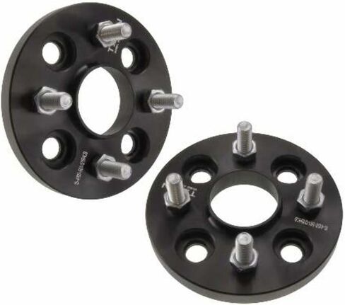 5mm 4x100 Hubcentric Wheel Spacers - Wider Stance, Increased Clearance, Fits Honda EF EG EK EJ EP Civic JDM - 5mm, 4x100, 56.1mm Hub, Set of 4 - Black in Saudi Arabia