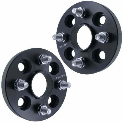 5mm 4x100 Hubcentric Wheel Spacers - Wider Stance, Increased Clearance, Fits Honda EF EG EK EJ EP Civic JDM - 5mm, 4x100, 56.1mm Hub, Set of 4 - Black in Saudi Arabia