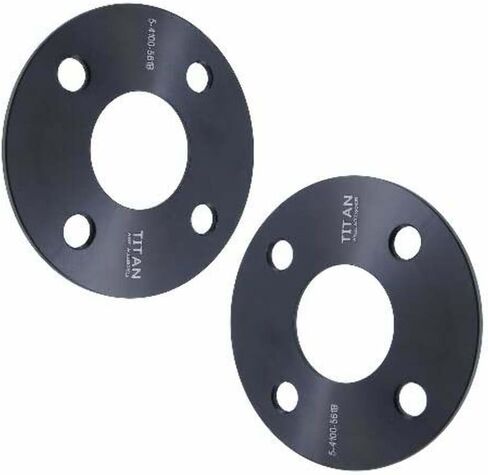 5mm 4x100 Hubcentric Wheel Spacers - Wider Stance, Increased Clearance, Fits Honda EF EG EK EJ EP Civic JDM - 5mm, 4x100, 56.1mm Hub, Set of 4 - Black in Saudi Arabia