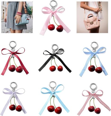 Keychain Purse Charm Hanging Ornament Pendant with Lovely Bowknot Designing for Stylish Women And Teens in Kuwait