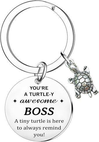 Turtle Keyring Boss Gifts for Women Men Thank You Gifts for Leader Manager Bosses Christmas Birthday Gift for Boss Leader in Kuwait