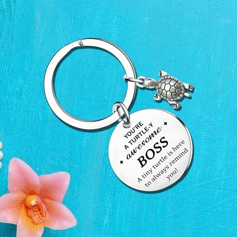Turtle Keyring Boss Gifts for Women Men Thank You Gifts for Leader Manager Bosses Christmas Birthday Gift for Boss Leader in Kuwait
