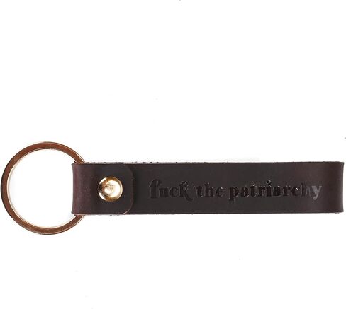 ASVP Shop Fuck The Patriarchy Keychain Quality Leather Keychain in Saudi Arabia