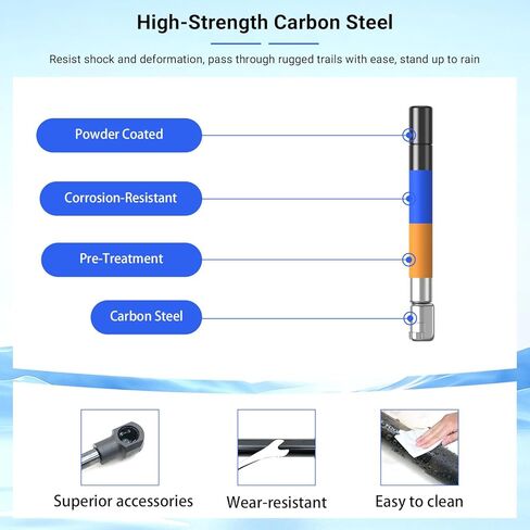 PTYYDS Hood Strut Compatible with 2021-2026 Ford Bronco 2/4 Door Hood Lift Supports Gas Springs Shocks Lift Supports Strut Replacement for 2021-2026 Ford Bronco Accessories in Kuwait