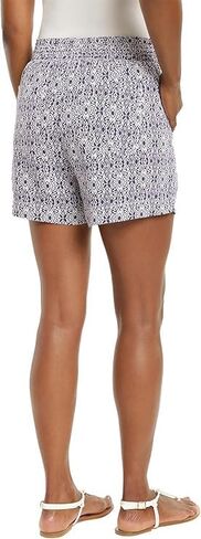 Briggs New York Women's Linen Blend Pull-On Summer Shorts with Pockets and Drawstring in Kuwait