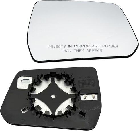 Right Passenger Side Heated Mirror Glass with Blind Spot Detection Compatible with 2017-2023 GMC Acadia, 2018-2023 Chevrolet Traverse, Replacement Without Auto-Dimming in Kuwait