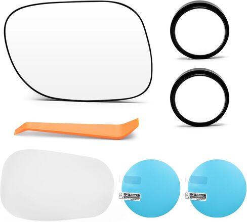 Heated Mirror Glass Kit Outside Driver Side Passenger Side Left Right Compatible with 2014-2019 Kia Soul Replace 87621B2000 87621B2510 87621B2500 in Kuwait