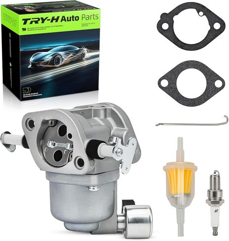 593197 Carburetor with Gasket Set for BS 20HP Intek V-Twin Lawn Mower Engine 40N777 40N877 Replace# 594207 593197 593198 in Kuwait