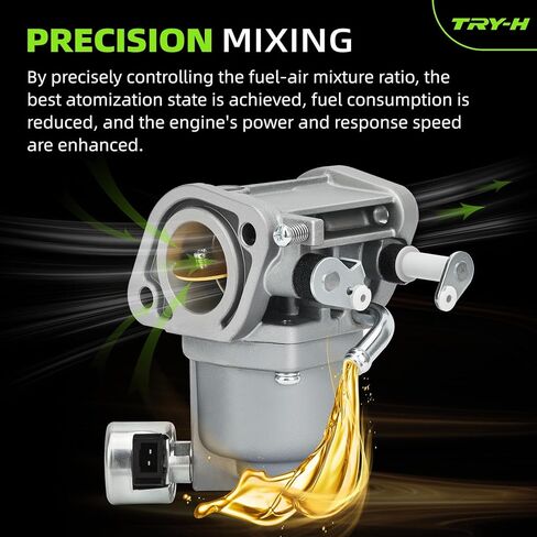 593197 Carburetor with Gasket Set for BS 20HP Intek V-Twin Lawn Mower Engine 40N777 40N877 Replace# 594207 593197 593198 in Kuwait