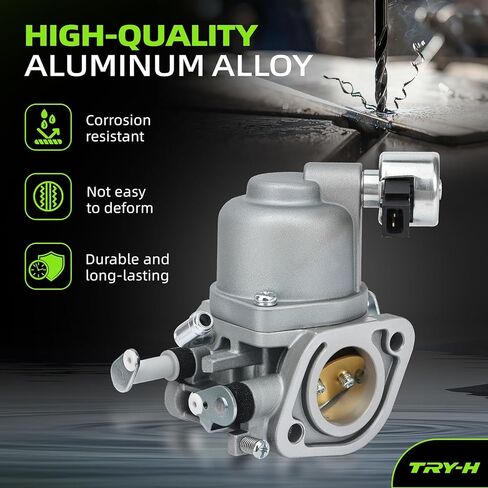 593197 Carburetor with Gasket Set for BS 20HP Intek V-Twin Lawn Mower Engine 40N777 40N877 Replace# 594207 593197 593198 in Kuwait