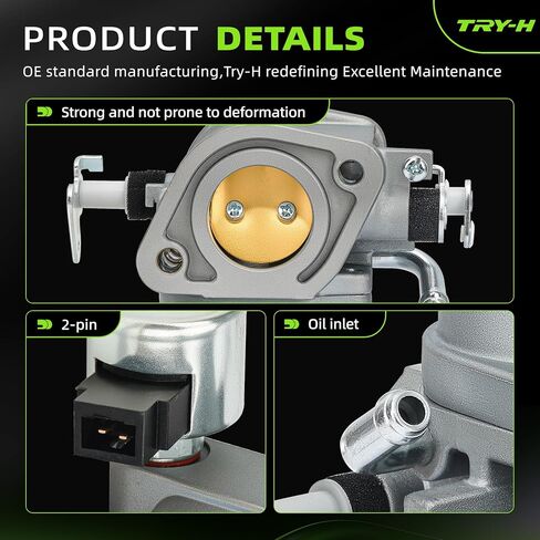 593197 Carburetor with Gasket Set for BS 20HP Intek V-Twin Lawn Mower Engine 40N777 40N877 Replace# 594207 593197 593198 in Kuwait