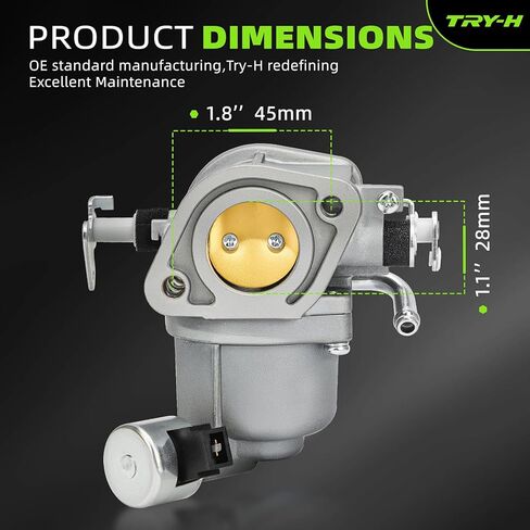 593197 Carburetor with Gasket Set for BS 20HP Intek V-Twin Lawn Mower Engine 40N777 40N877 Replace# 594207 593197 593198 in Kuwait