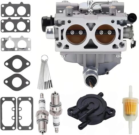 مكربن ​​GX690 لهوندا GX630 GX630R GX630RH GX660 GX690 GX690R V-Twin Cylinder Engine Carb BK07A D Carb Repalce 16100-Z9E-023 16100-Z9E-003 المكربن ​​مع مضخة الوقود 16700-Z6L-003 in Kuwait