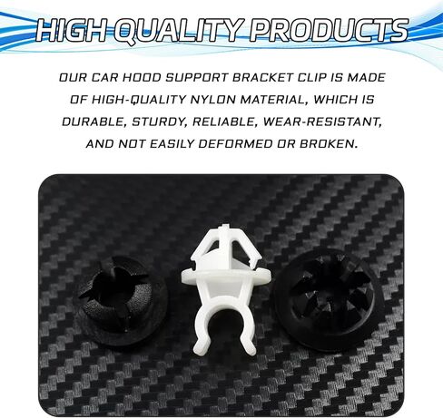 3PCS Hood Prop Rod Clips Car Hood Prop Support Holder for Honda, Car Engine Hood Rod Grommet Stay Clips Compatible with Honda Accord Odyssey Acura TSX Prelude #91503-SS0-003 91604-SD2-013 in Kuwait