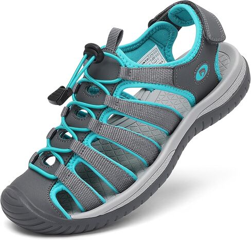 Dannto Women's Closed-Toe Sport Hiking Sandals Lightweight Mesh Summer Athletic Outdoor Walking Water Shoes in Kuwait