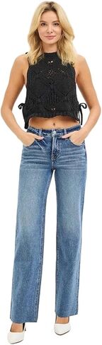 Risen Jeans - Tummy Control Straight Jeans - (32.5" Extra Long Inseam) - PS21654 - Includes Official Tag in Saudi Arabia