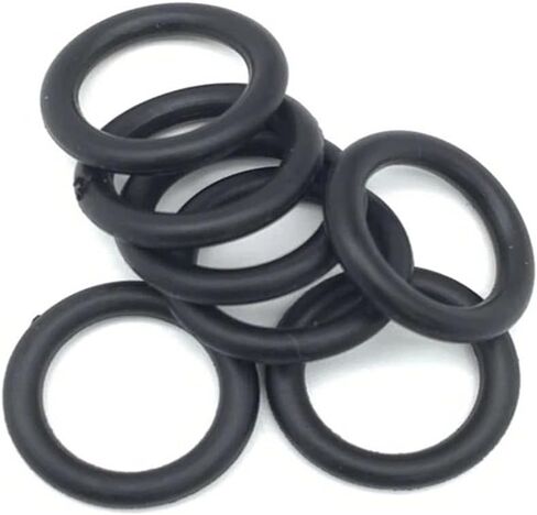 10pcs NBR O-Ring Oil Seal Gasket Thickness CS 1mm OD 3~72 mm Automobile Nitrile Rubber Round Shape Corrosion Resist Washer Black(OD 7mm CS 1.0mm) in Saudi Arabia