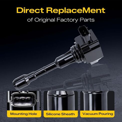 Dollarfix Set of 6 Ignition Coil Packs for Infiniti M35 2009-2010, G35 2008, G25 2011-2012, Nissan Murano 2022-2023, Pathfinder 2022-2024 V6 3.5L & 2.5L Replaces IGC0078, AIC2809B in Saudi Arabia