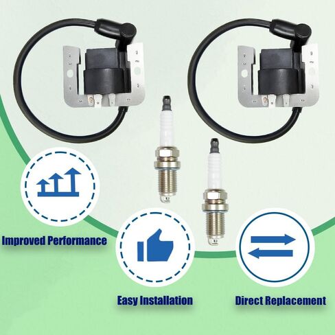 2X ملف الإشعال 24-584-36-S مع استبدال شمعة الإشعال لمحرك Kohler CH22 CV22 CH25 CV25 CH23 CH730 CH740 Command Pro Twin Engine in Kuwait