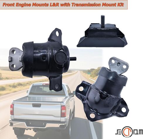 Front Engine Mounts L&R with Transmission Mount Kit Compatible with Silverado 1500 2019-2024 Fit for GMC Sierra 1500 2019-2024 Replace for 23353391, 85623476, 85623475 in Saudi Arabia