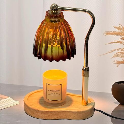 Candle Warmer Lamp With Timer Dimmable,Height Adjustable Scented Wax Melts Warmer Lamp,Electric Flameless Candle Warmer For Candle Jar,Mothers Day Birthday Gifts For Women,Office Home Decor(2 Bulbs) in Saudi Arabia